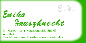 eniko hauszknecht business card